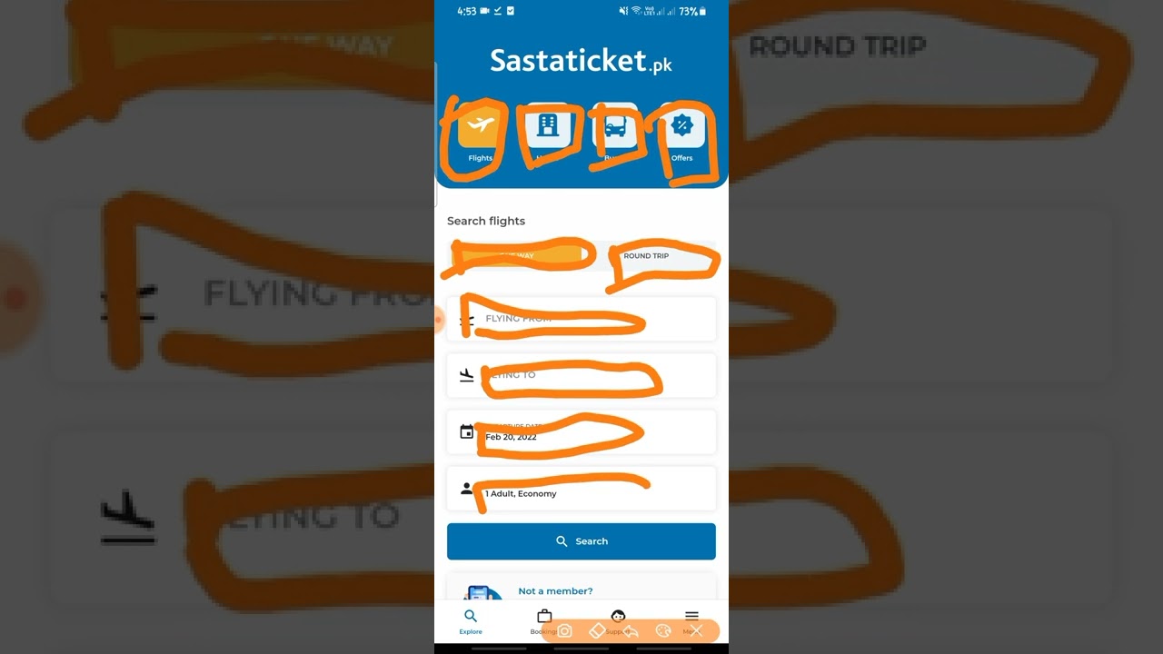 Sastaticket App Review||Sameer Tech