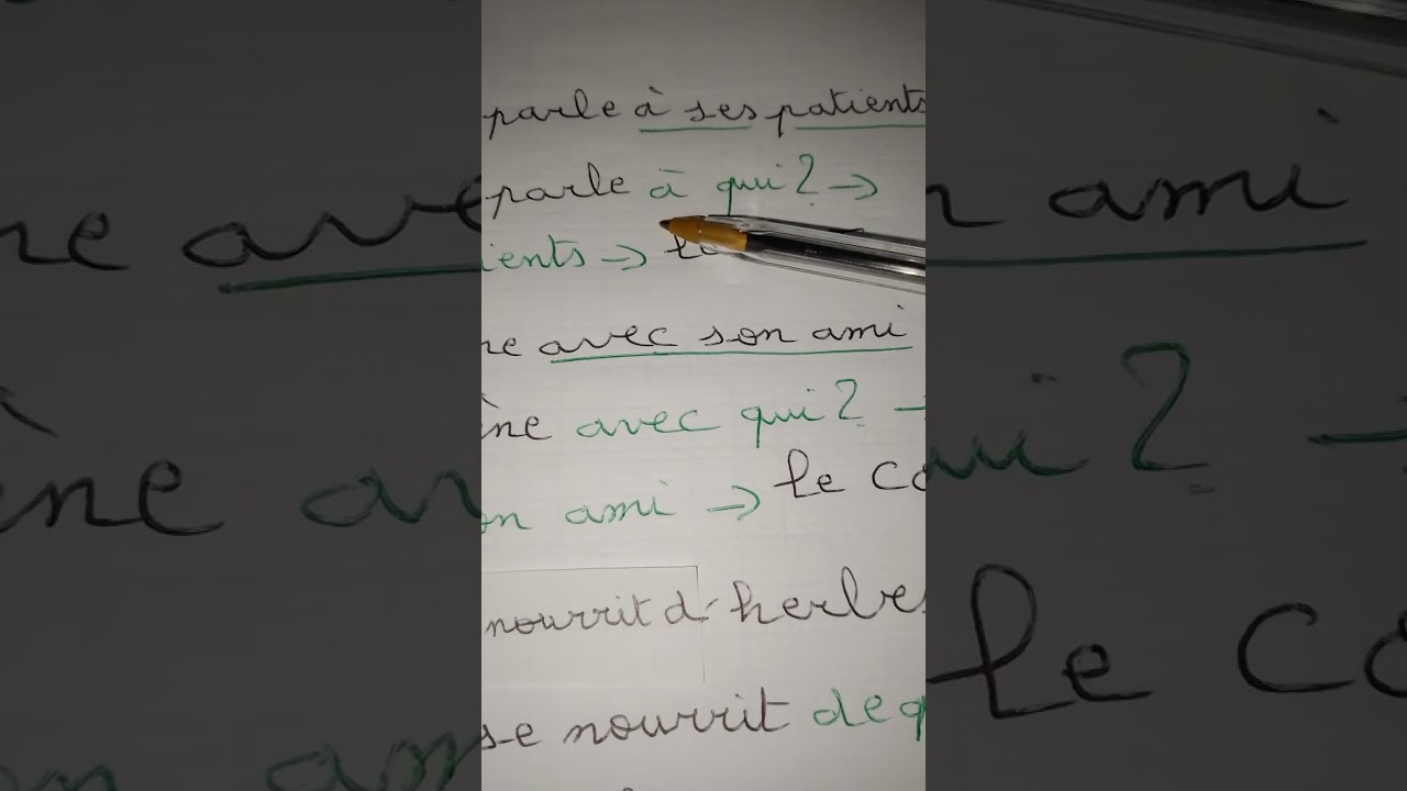 Grammaire : le complément d'objet indirect (COI)# comprendre facilement ses leçons 