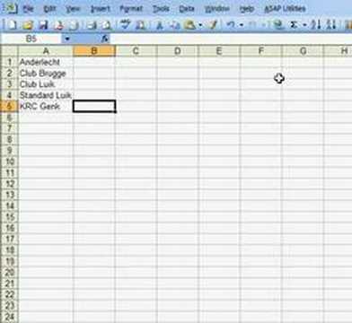 Data Validation in Excel