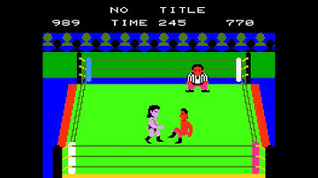 Super Cassette Vision Game: Professional Wrestling (1986 Epoch)