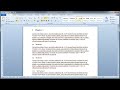 Microsoft Word - Heading formatting and table of contents