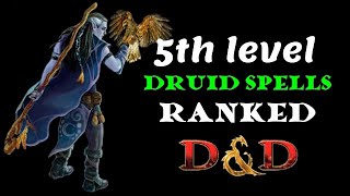 Druid spell analysis: 5th level spells D&D