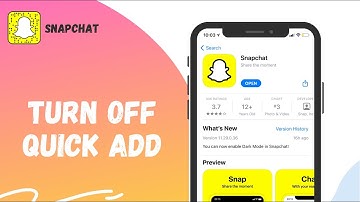 How to Turn off Quick Add on Snapchat | Disable Quick Add