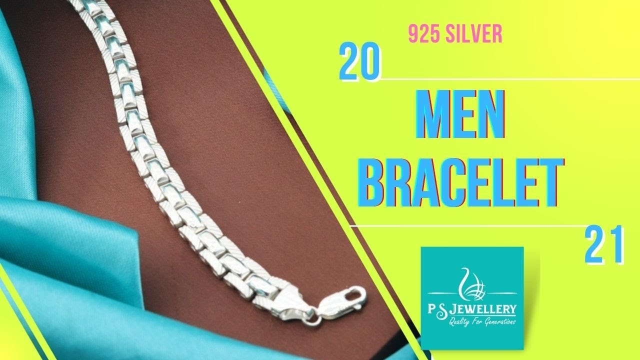 925 Silver Indian Men Bracelet @psjewelleryonline | Exclusive Designs ...