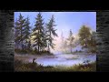 #46 ТУМАННОЕ УТРО. Как нарисовать пейзаж маслом | How to Paint How to Paint Forest Landscape.