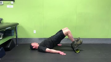 Foam Roll 1 Leg Eccentric Hamstring Curl