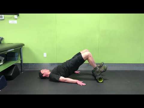 Foam Roll 1 Leg Eccentric Hamstring Curl