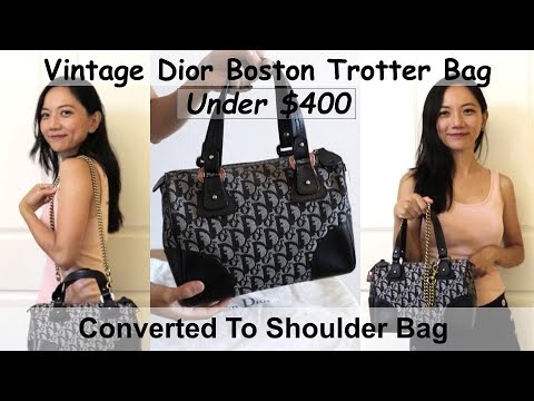 Vintage Christian Dior Boston Diorissimo Bag Review 