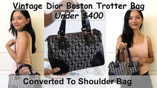 Vintage Christian Dior Boston Diorissimo Bag Review 