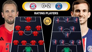 Bayern Munich vs PSG Head to Head Player Ratings FIFA Club World Cup 2025