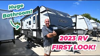 Couples Camper w/ Huge Bathroom! | 2023 Jayco Jay Flight SLX 8 263RBS