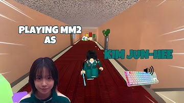 KIM JUN-HEE DESTROYS TEAMERS IN MM2 + GAMEPLAY (KEYBOARD ASMR)
