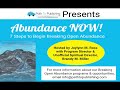 Abundance NOW! Webinar