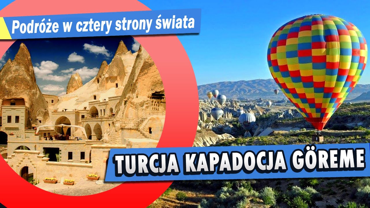 Kapadocja Turcja Lot Balonem Nad Skalnym Miastem Youtube