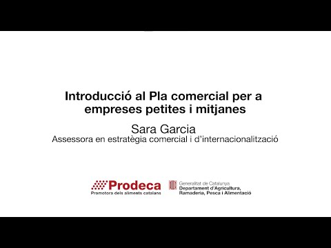 Vídeo: Pla Comercial Per A Un Préstec