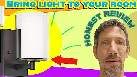 Unboxing & Review & install: Kalium Modern Matte Black Wall Sconces with Double Clear Glass Shades