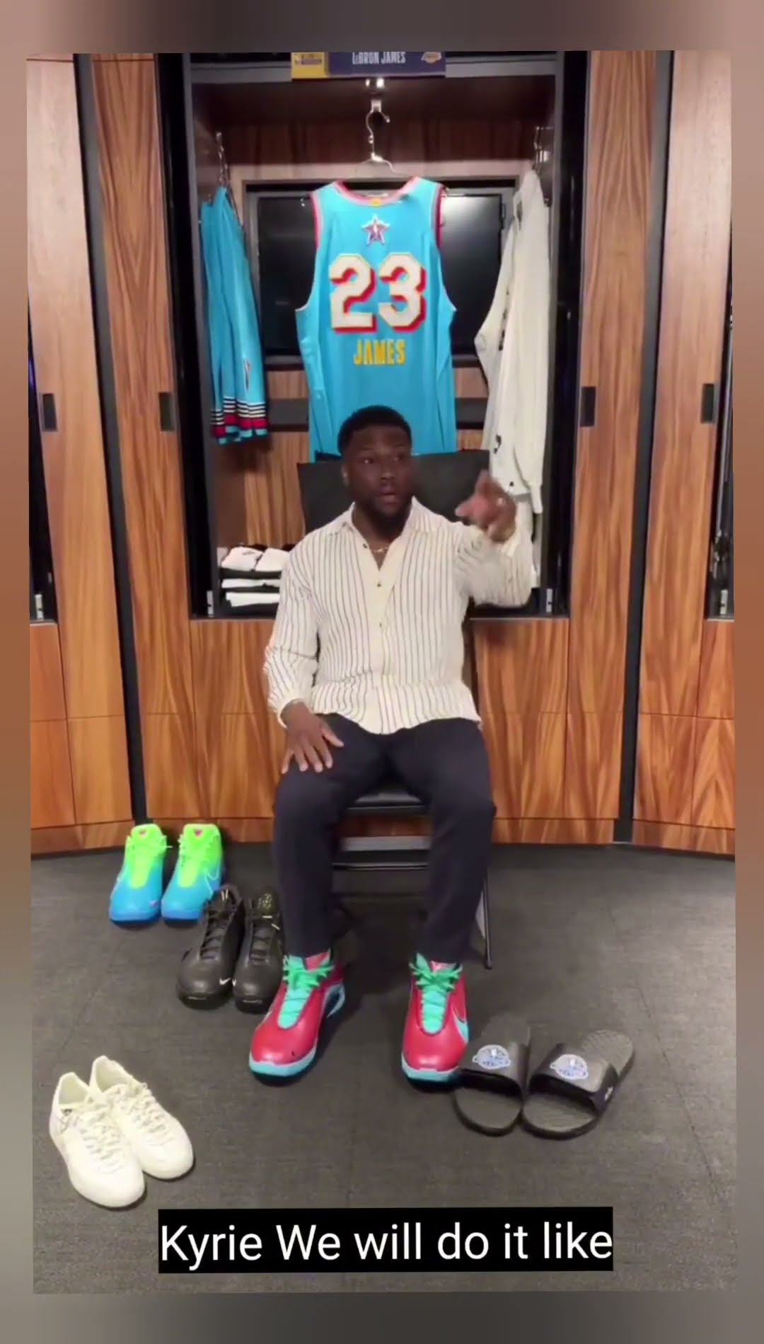 KEVIN HART RAIDS LEBRON #nba #lebronjames #kevinhart #comedy
