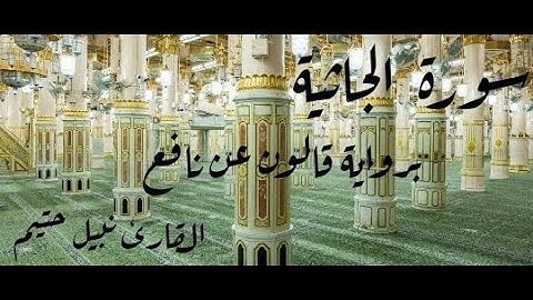 سورة الجاثية برواية قالون عن نافع - القارئ نبيل حتيم