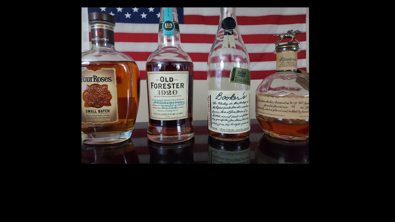 blanton-s-vs-bookers-vs-old-forester-1920-vs-four-roses-bourbon