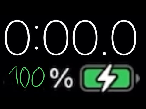 36 Second Full Apple iOS battery countdown. Muted