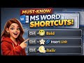 MS Word Shortcut Keys That Save HOURS of Work! 😳