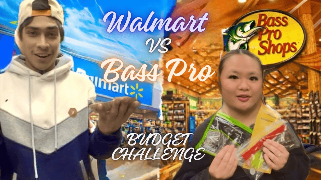Walmart VS. Bass Pro Shops Budget Fishing Challenge (IN WALMART POND)