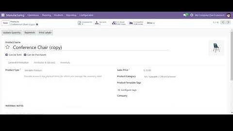 Product BOM Duplicate Odoo