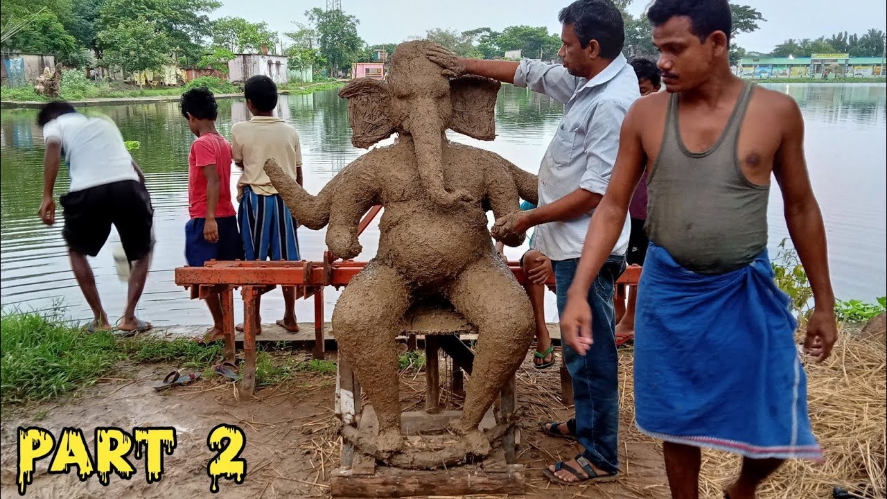 Very Easy Process To Make Ganesha PART 2 | Ganpati making 2022 | ganesh murti