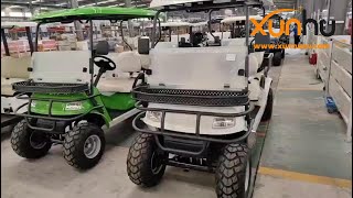Golf Cart with Cargo Box - XUNHU Utility Golf Carts