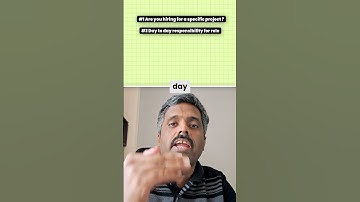 Ask the RECRUITER these 5 QUESTIONS! | Anand Vaishampayan #shorts