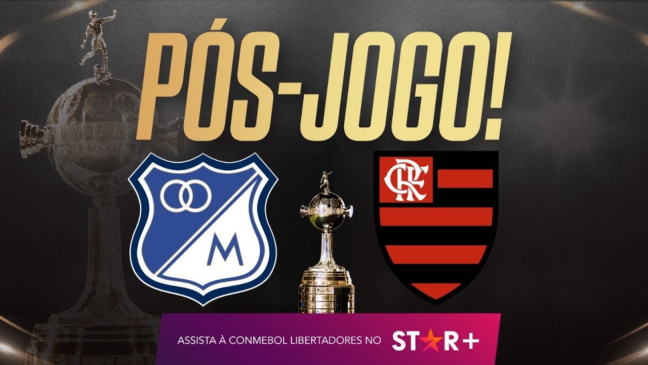 MILLONARIOS 1 X 1 FLAMENGO pela Conmebol Libertadores - Pós-jogo AO ...