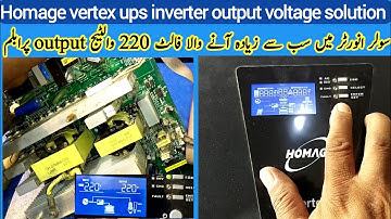 homage vertex 2414 solar inverter || Homage vertex 2414 scc fault 00 |Homage vertex 1214 scc
