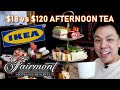 $18 vs $120 AFTERNOON TEA FOR TWO @ IKEA & THE FAIRMONT (Hotel Vancouver)