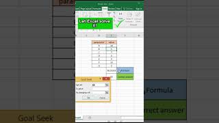 Goal Seek Magic - Reverse Engineering in Excel!  #Shorts #ExcelTips  #Excel #YourSkillUpLab