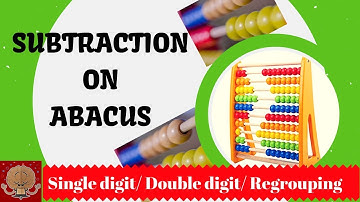 Abacus Subtraction Video/ HOW TO USE AN ABACUS/ ABACUS FREE WORKSHEETS