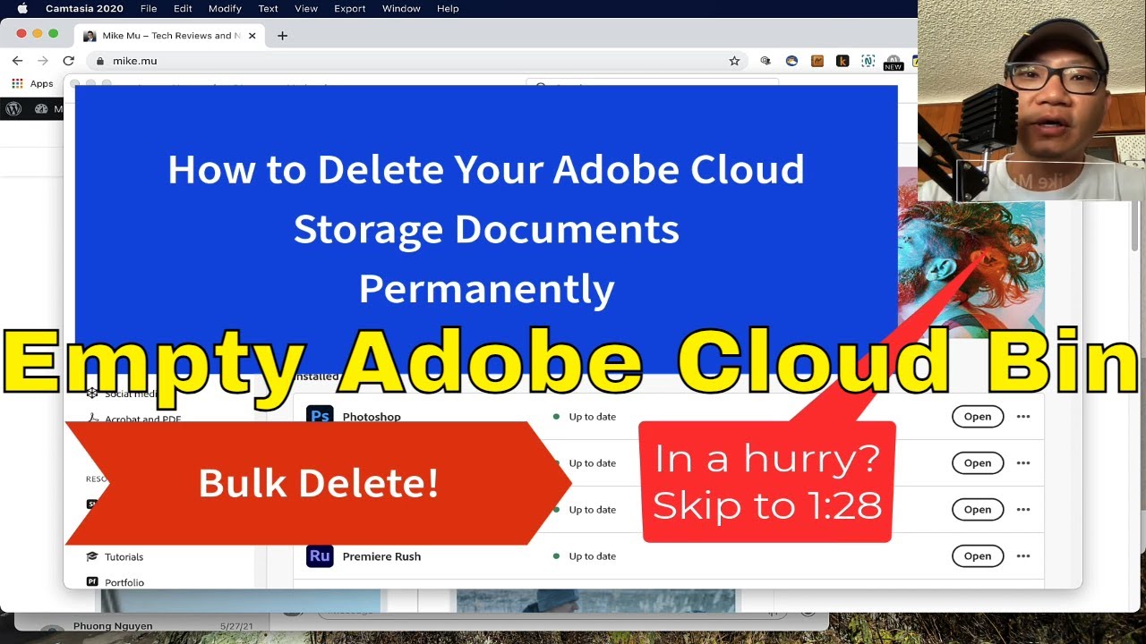 ลบ adobe creative cloud ไม่ได้ New 2022 FIX: How to Free Up Adobe Creative Cloud Storage Space (Bulk Delete) in 2021