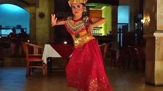 Indonesian Folk Dance. Girl Dancing