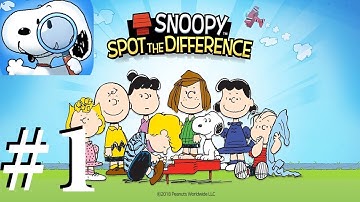 Snoopy Spot the Difference PART 1 (Levels 1 to 11) Gameplay Trailer - iOS/Android