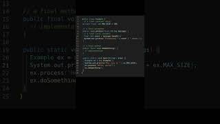 How final keyword improves code quality in Java