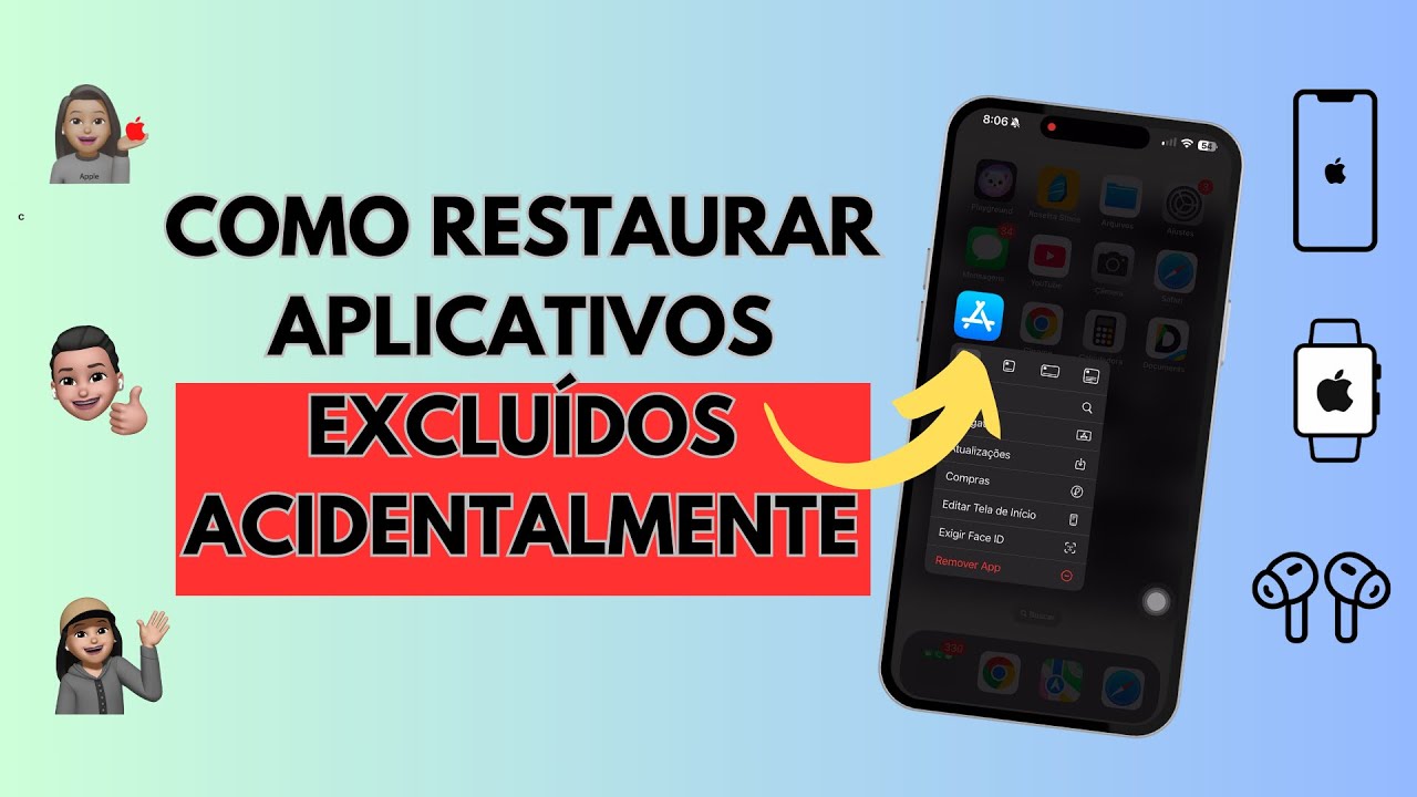 iPhone iOS 18: COMO RESTAURAR APLICATIVOS ACIDENTALMENTE REMOVIDOS DA ...
