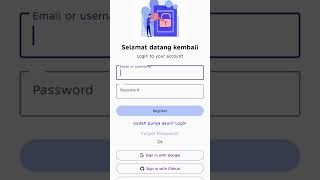 Login Page Implementation