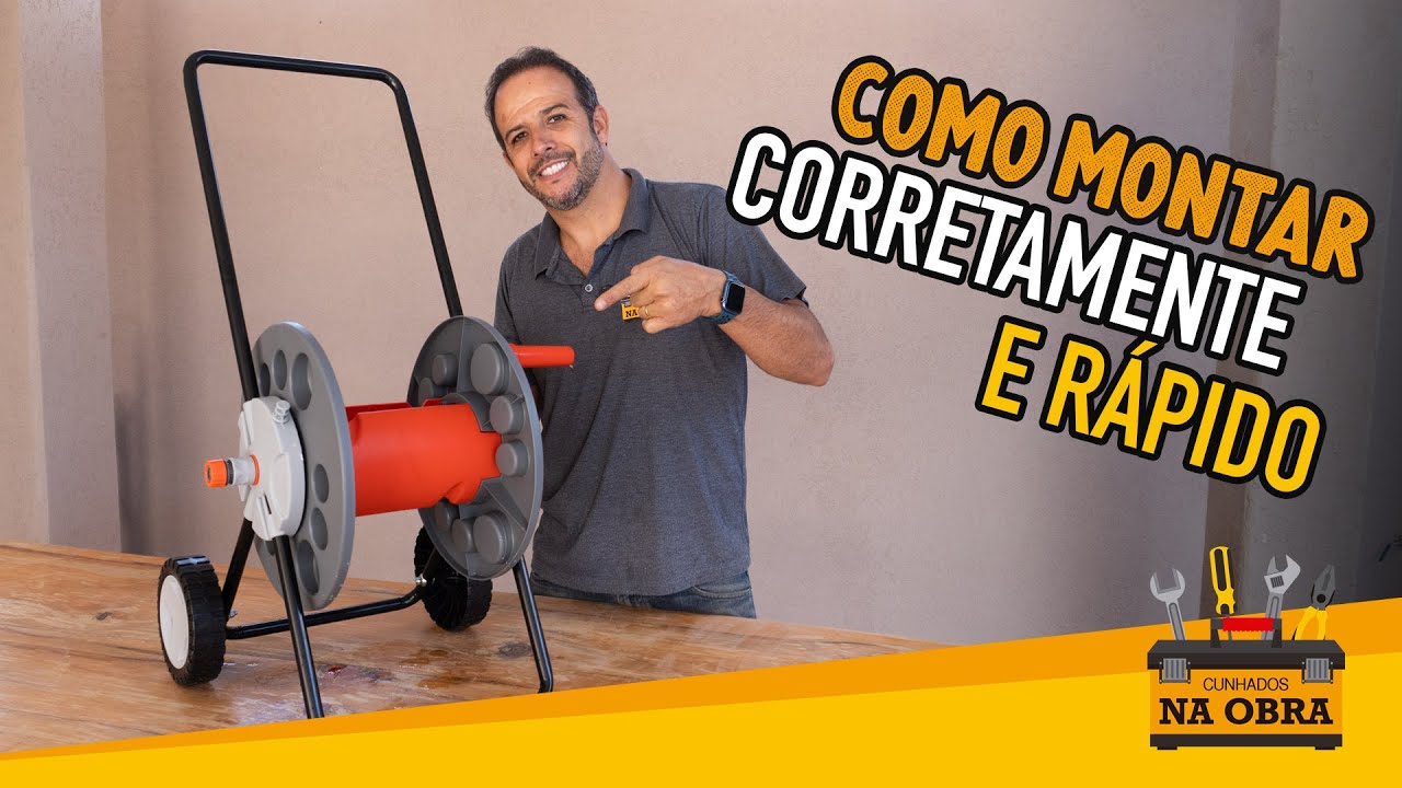 Enrolador de Mangueira Tramontina (Como Montar)