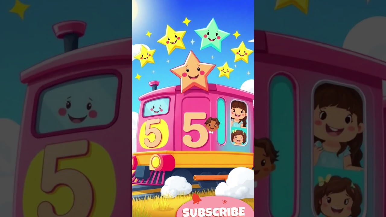 🚂✨ The Magic Number Train | Fun Kids Learning Song 🎶