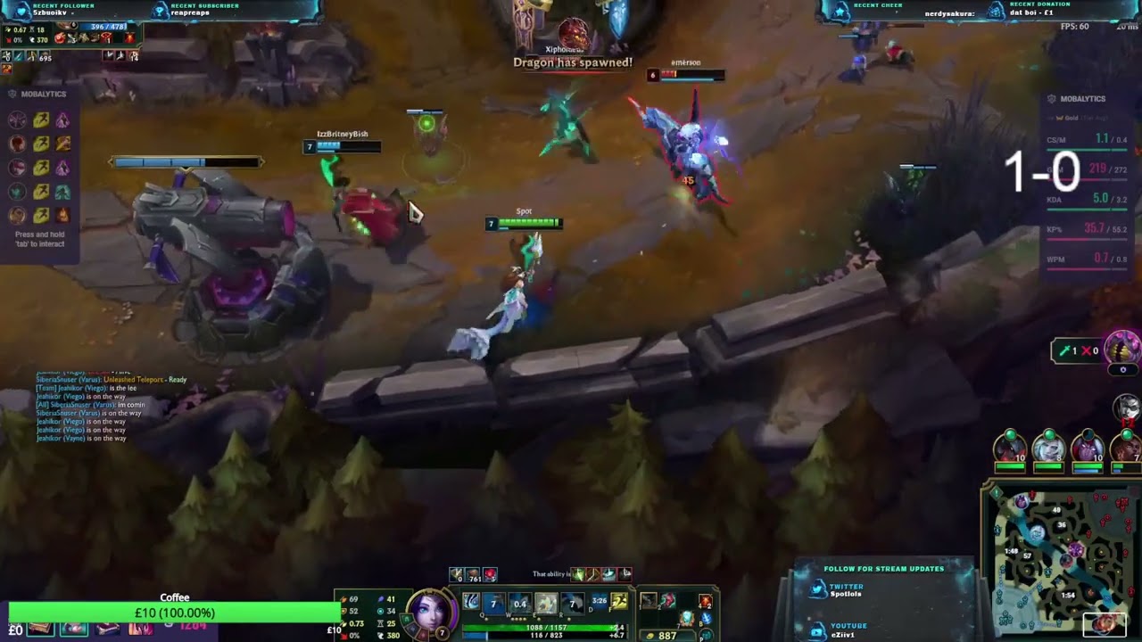 What are bluds doin?? Nami 1v9