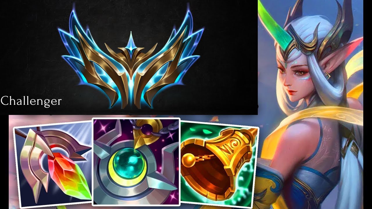 SORAKA ONE TRICK AMAZING SUPPORT GAMEPLAY  CHALLENGER SORAKA SUPPORT