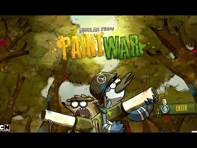 Regular Show - PAINT WAR (Cartoon Network Games) 