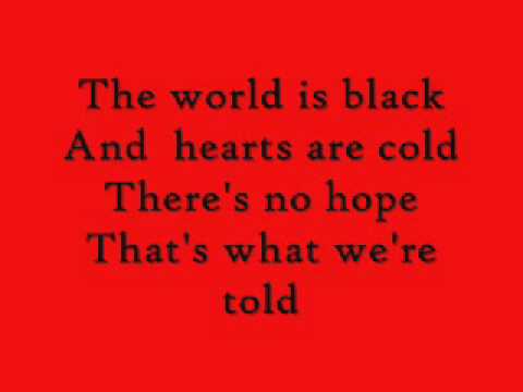 good charlotte the world is black lyrics