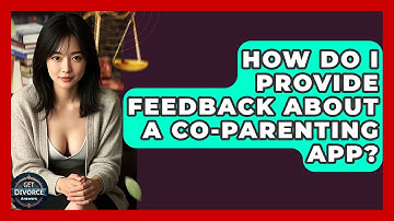 How Do I Provide Feedback About A Co-parenting App? - Get Divorce Answers
