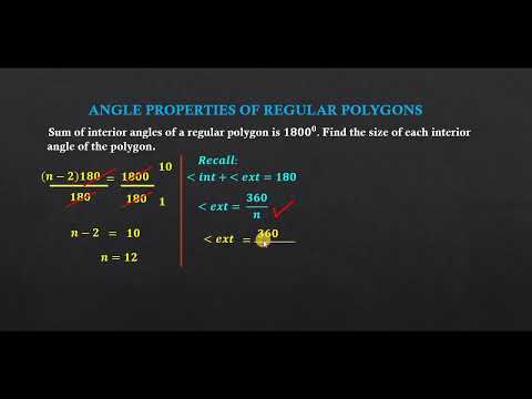 Find Each Interior Angle of a Regular Polygon | Interior & Exterior Angles Explained