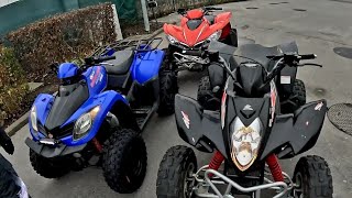 kymco maxxer 400 + 2x 300 et 2mxu 250 les quads de sortie bourbier montée ses quads passe partout !